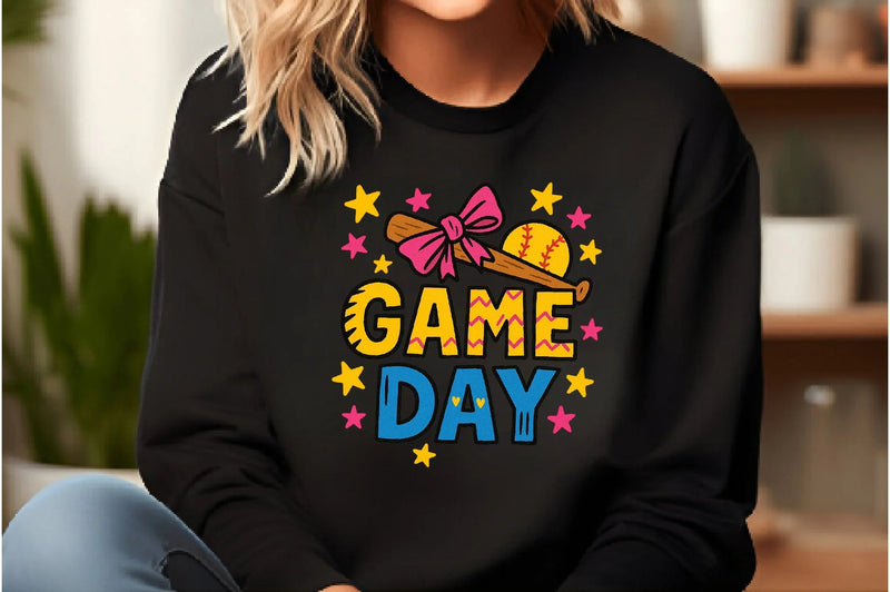 Baseball Game Day Coquette Design Clipart Bundle - CraftNest - Digital Crafting and Art