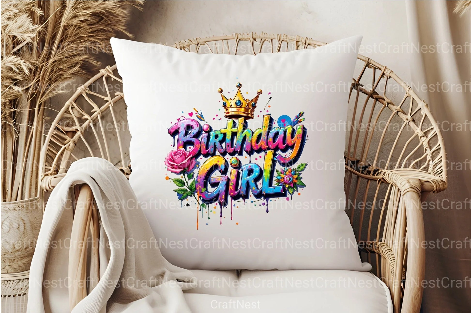 Birthday Girl Clipart Bundle 3 - CraftNest - Digital Crafting and Art