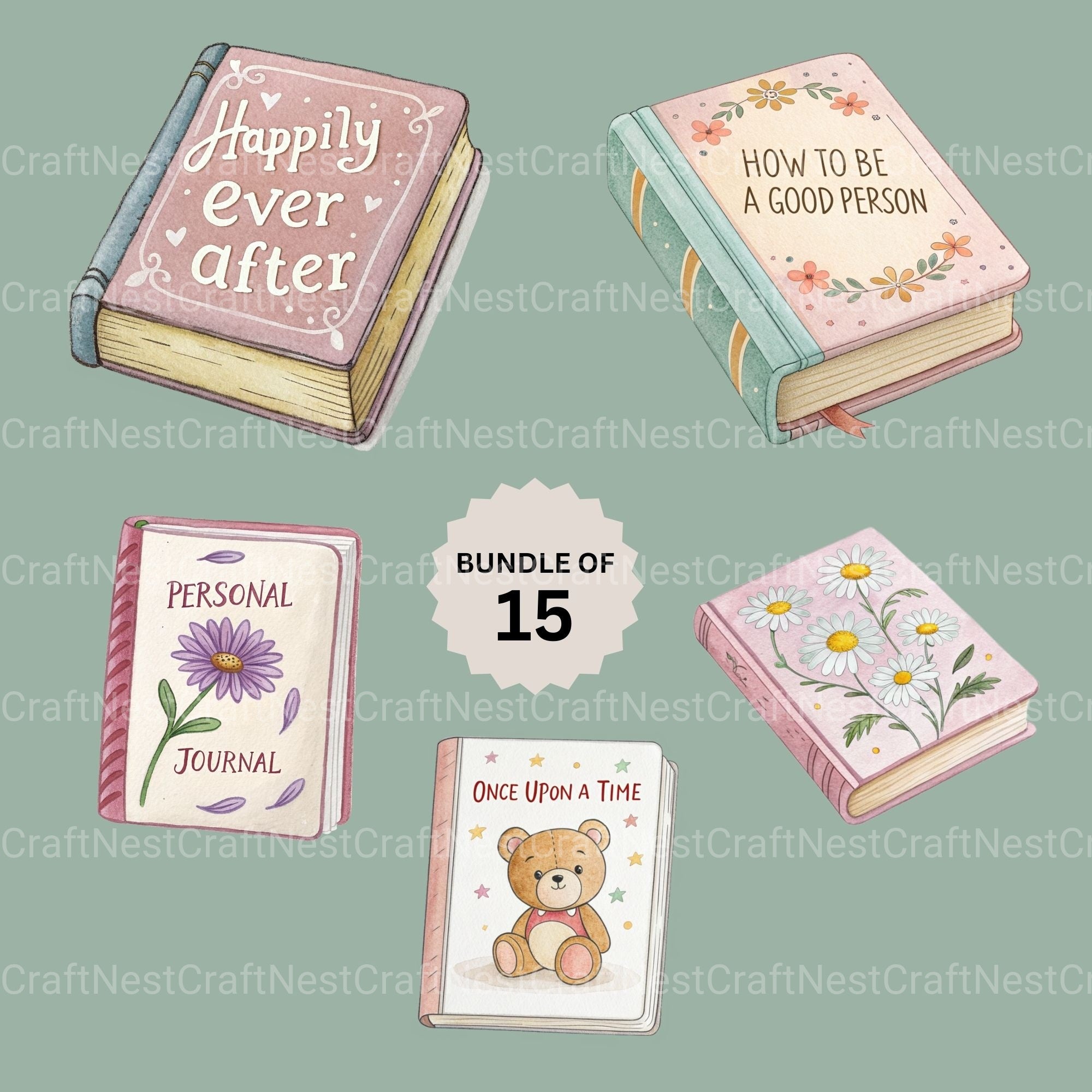 Books Clipart Bundle 4