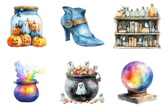 Pastel Halloween Aesthetics Clipart Bundle - CraftNest - Digital Crafting and Art