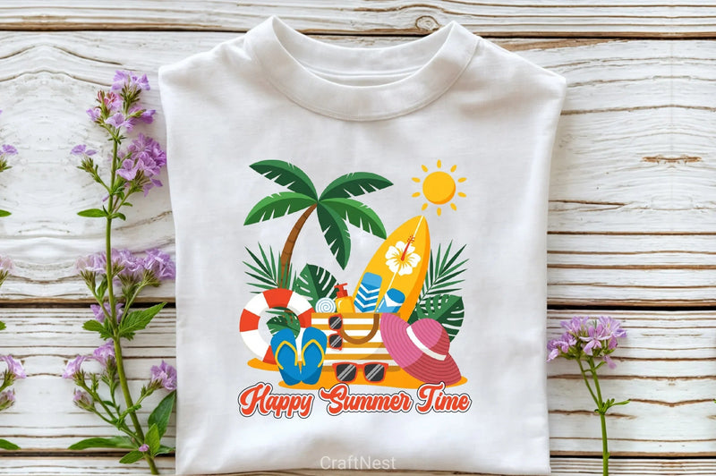 Happy Summer Clipart Bundle 5 - CraftNest - Digital Crafting and Art