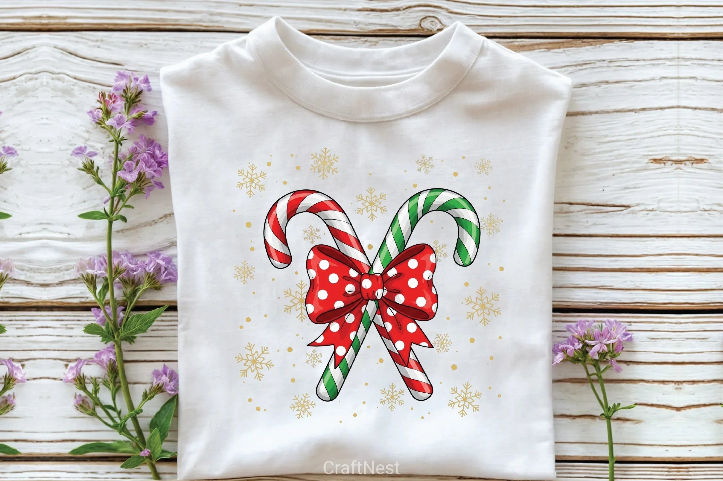 Christmas Candy Cane Clipart Bundle - CraftNest - Digital Crafting and Art