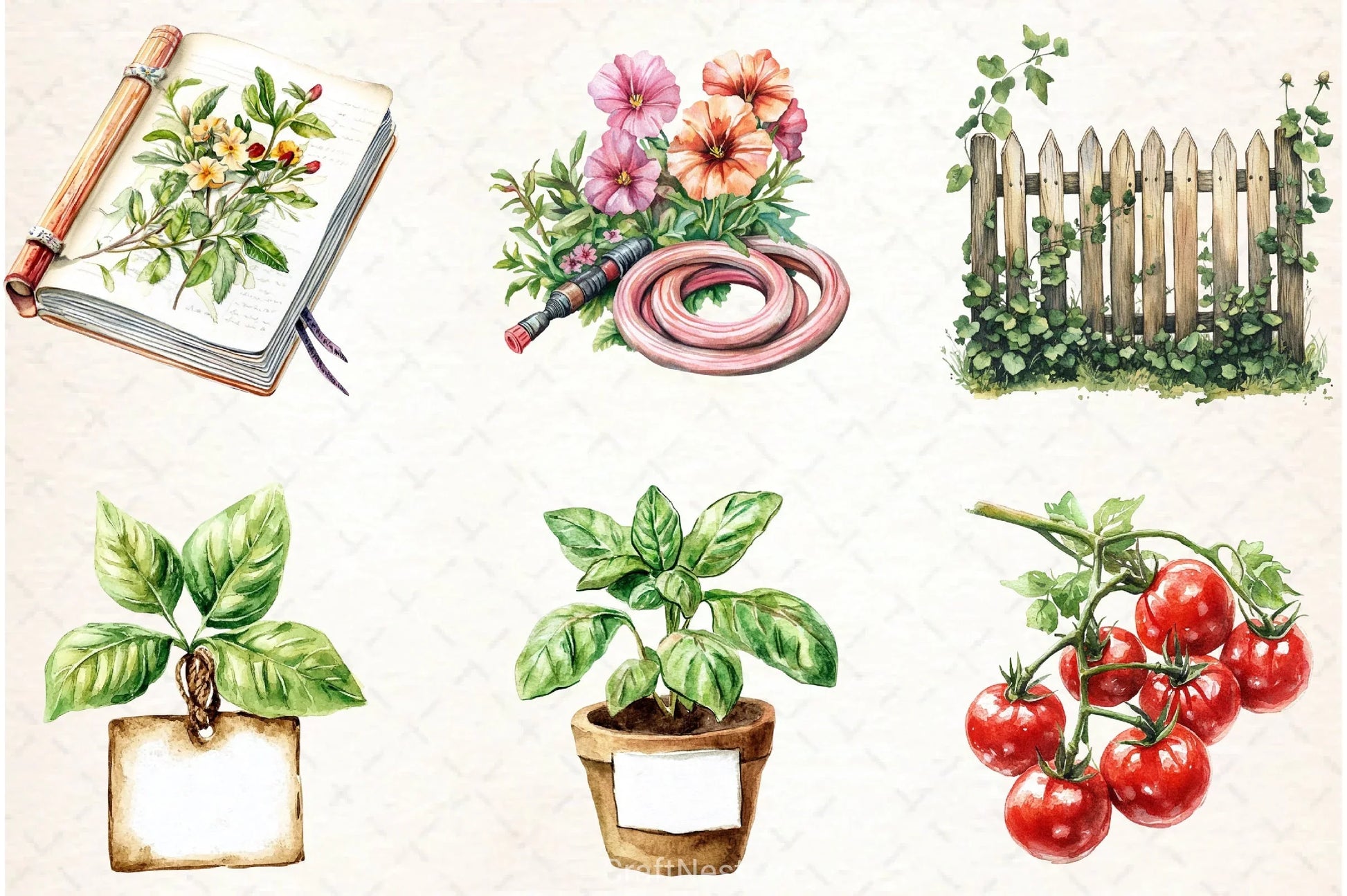 Garden Clipart Bundle - CraftNest - Digital Crafting and Art
