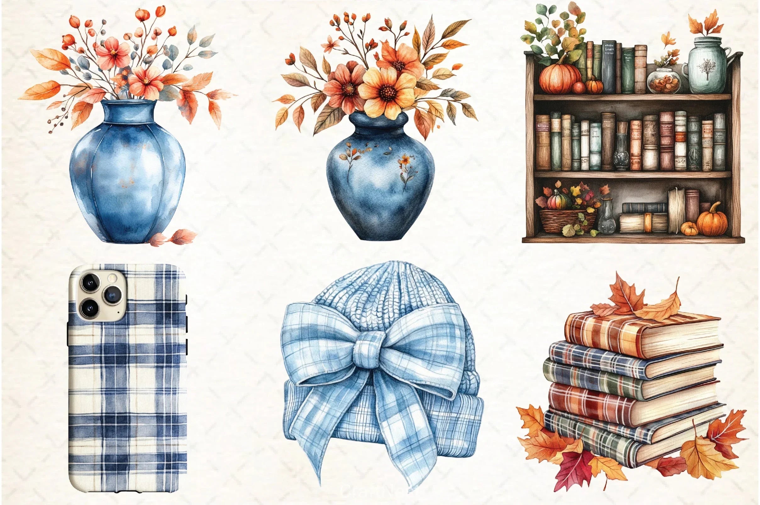 Velvet Autumn Clipart Bundle - CraftNest - Digital Crafting and Art