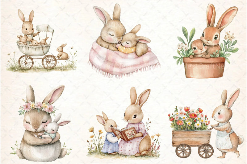 Mother's Day Clipart Bundle by Banny - CraftNest - Digital Crafting and Art