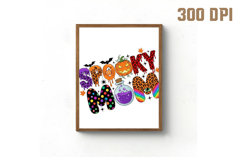 Spooky Mom Halloween Clipart Bundle - CraftNest - Digital Crafting and Art