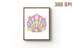 Clam Pearl Summer Clipart Bundle - CraftNest - Digital Crafting and Art