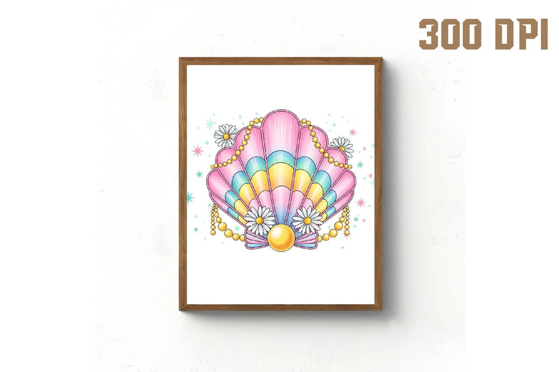 Clam Pearl Summer Clipart Bundle - CraftNest - Digital Crafting and Art