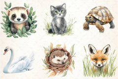 Garden Animals Clipart Bundle - CraftNest - Digital Crafting and Art