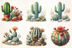 Cactus Clipart Bundle 4 - CraftNest - Digital Crafting and Art