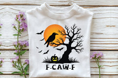 Black Crow Halloween T Shirt Clipart Bundle - CraftNest - Digital Crafting and Art