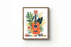 Summer Vibes Guitar Clipart Bundle - CraftNest - Digital Crafting and Art