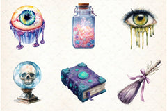 Halloween Clipart Bundle 7 - CraftNest - Digital Crafting and Art