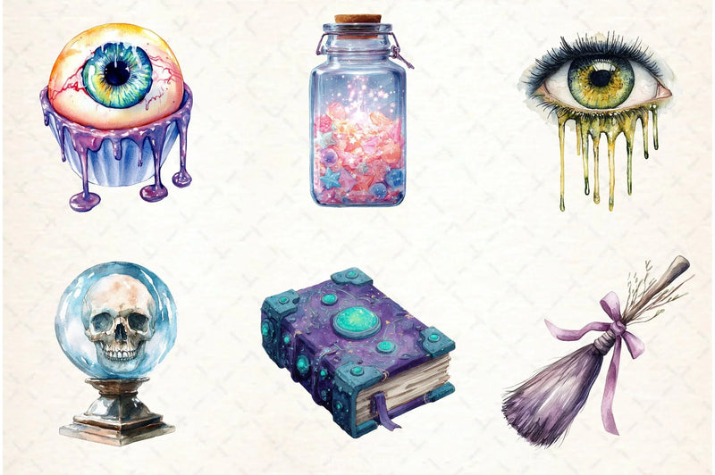 Halloween Clipart Bundle 7 - CraftNest - Digital Crafting and Art