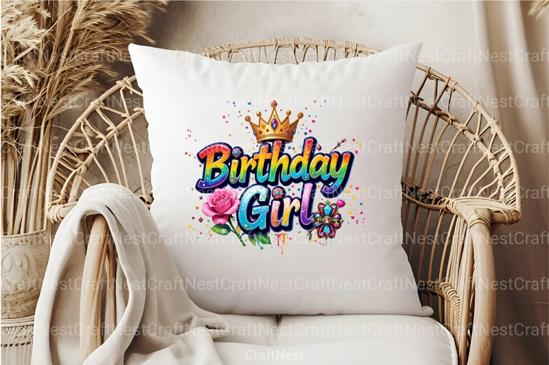 Birthday Girl Clipart Bundle 2 - CraftNest - Digital Crafting and Art