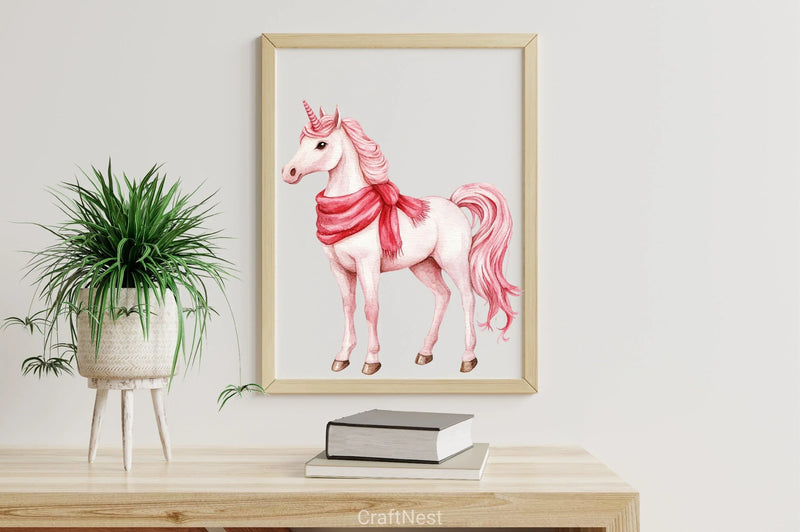 Baby's 1st Pink Christmas Clipart Bundle - CraftNest - Digital Crafting and Art