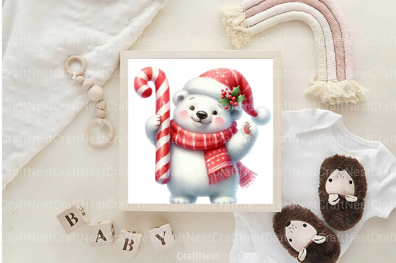 Polar Bear Clipart Bundle 7 - CraftNest - Digital Crafting and Art