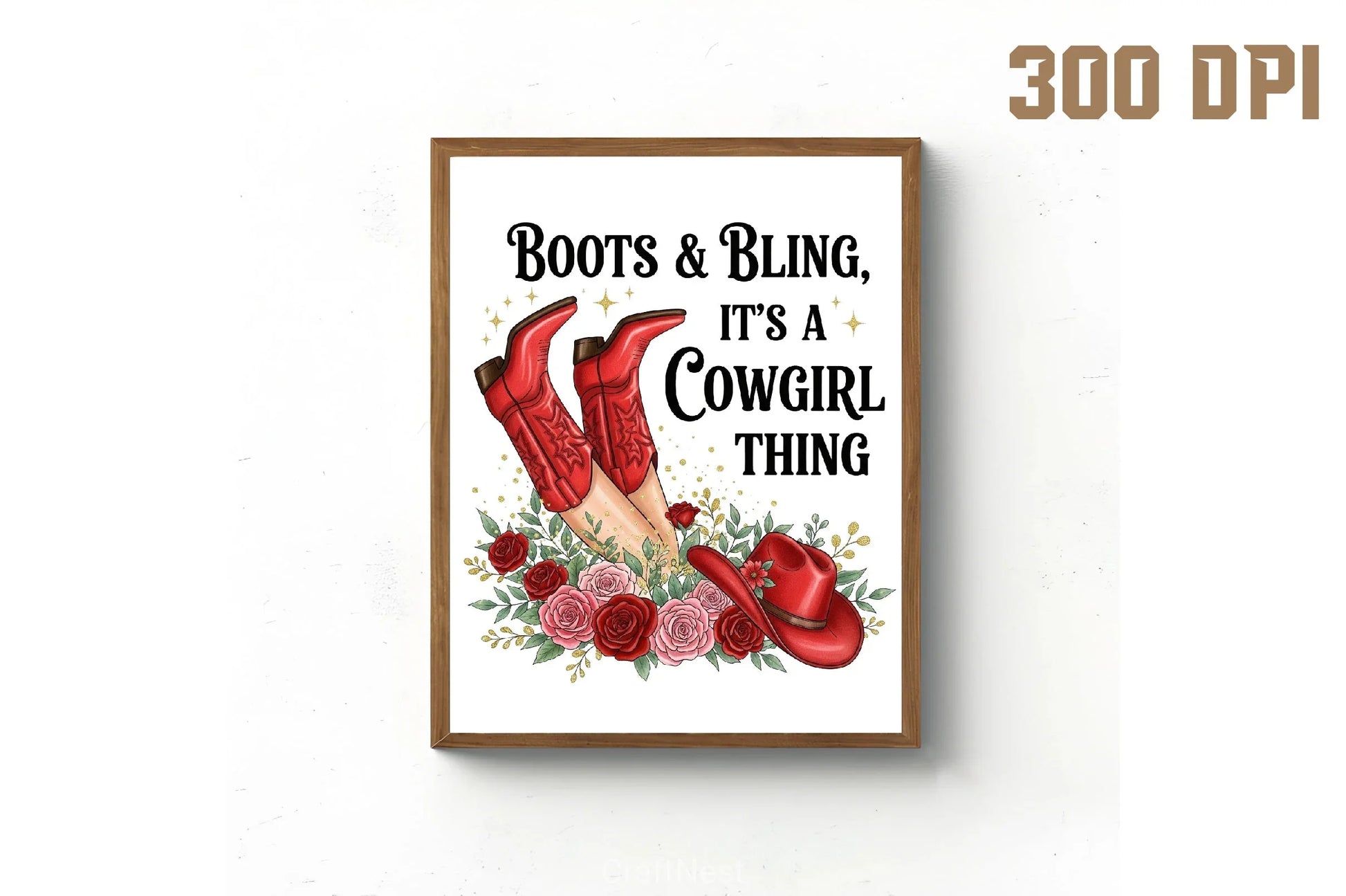 Cowgirl Boots & Bling Clipart Bundle 5 - CraftNest - Digital Crafting and Art