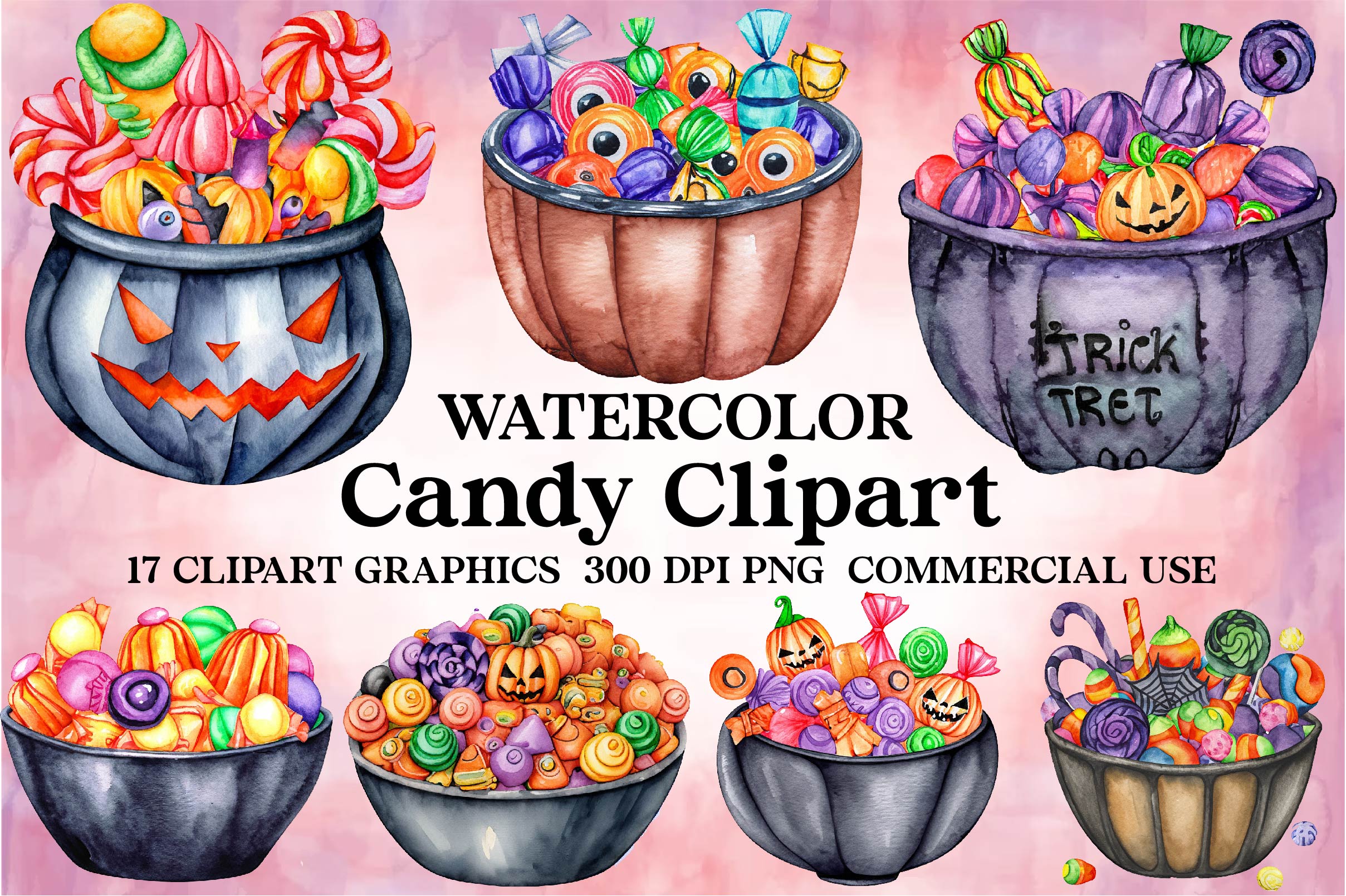 Candy Clipart Bundle