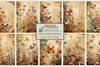 Vintage Butterflies Junk Journal Papers