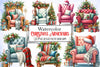 Christmas Armchairs Clipart Bundle
