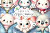 Cute Zipper Animal Clipart Bundle