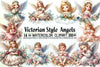 Victorian Angels Clipart Bundle