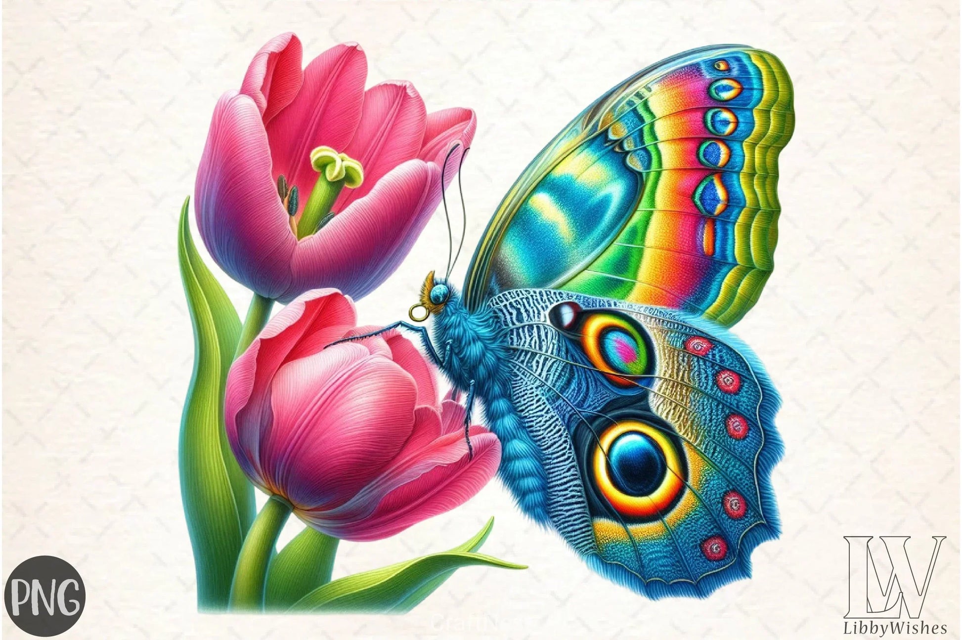 Spring Flower & Butterfly Clipart Bundle - CraftNest - Digital Crafting and Art