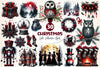 Gothic Christmas Clipart Bundle 2