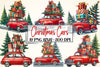 Christmas Cars Clipart Bundle