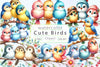 Cute Birds Clipart Bundle