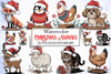 Christmas Animals Clipart Bundle