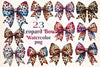 Leopard Bows Clipart Bundle