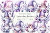 Lavender Gnome Clipart Bundle