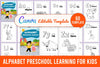 Alphabet Preschool Learning Planner for Kids