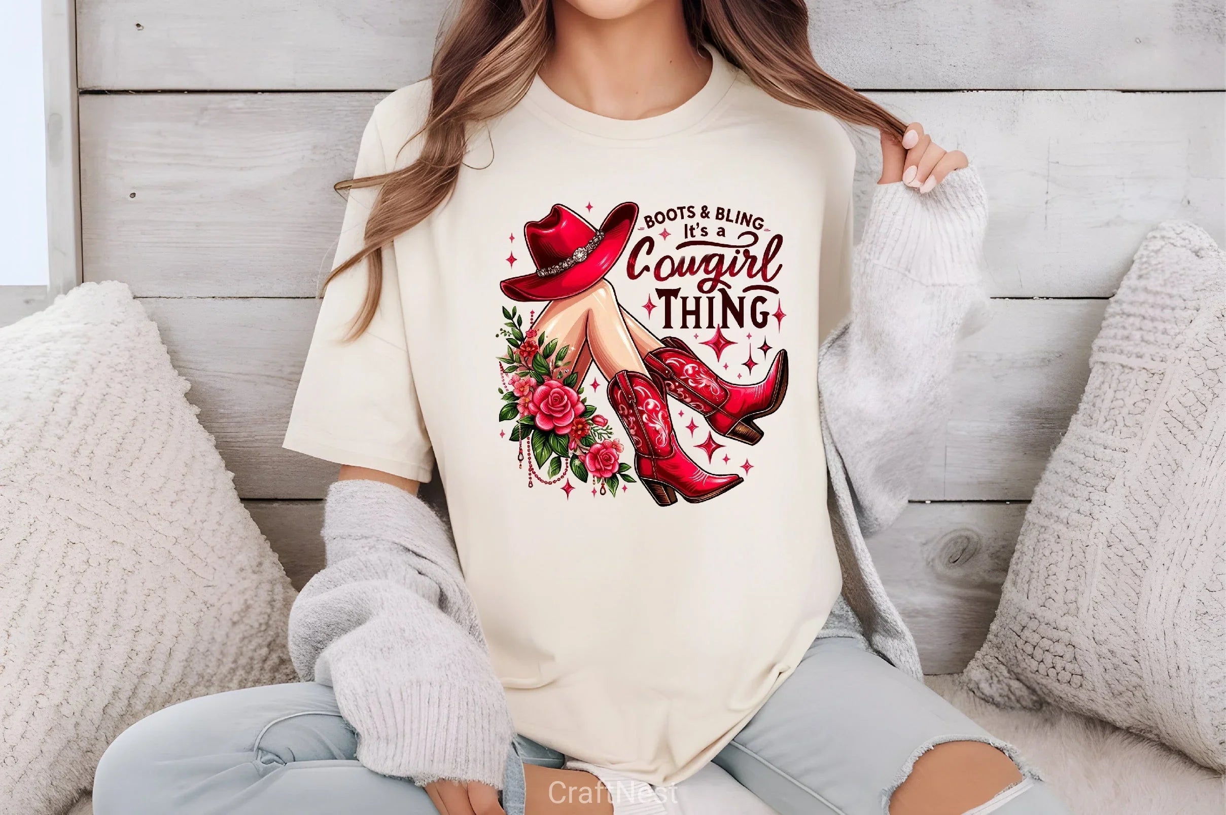 Cowgirl Boots & Bling Clipart Bundle - CraftNest - Digital Crafting and Art