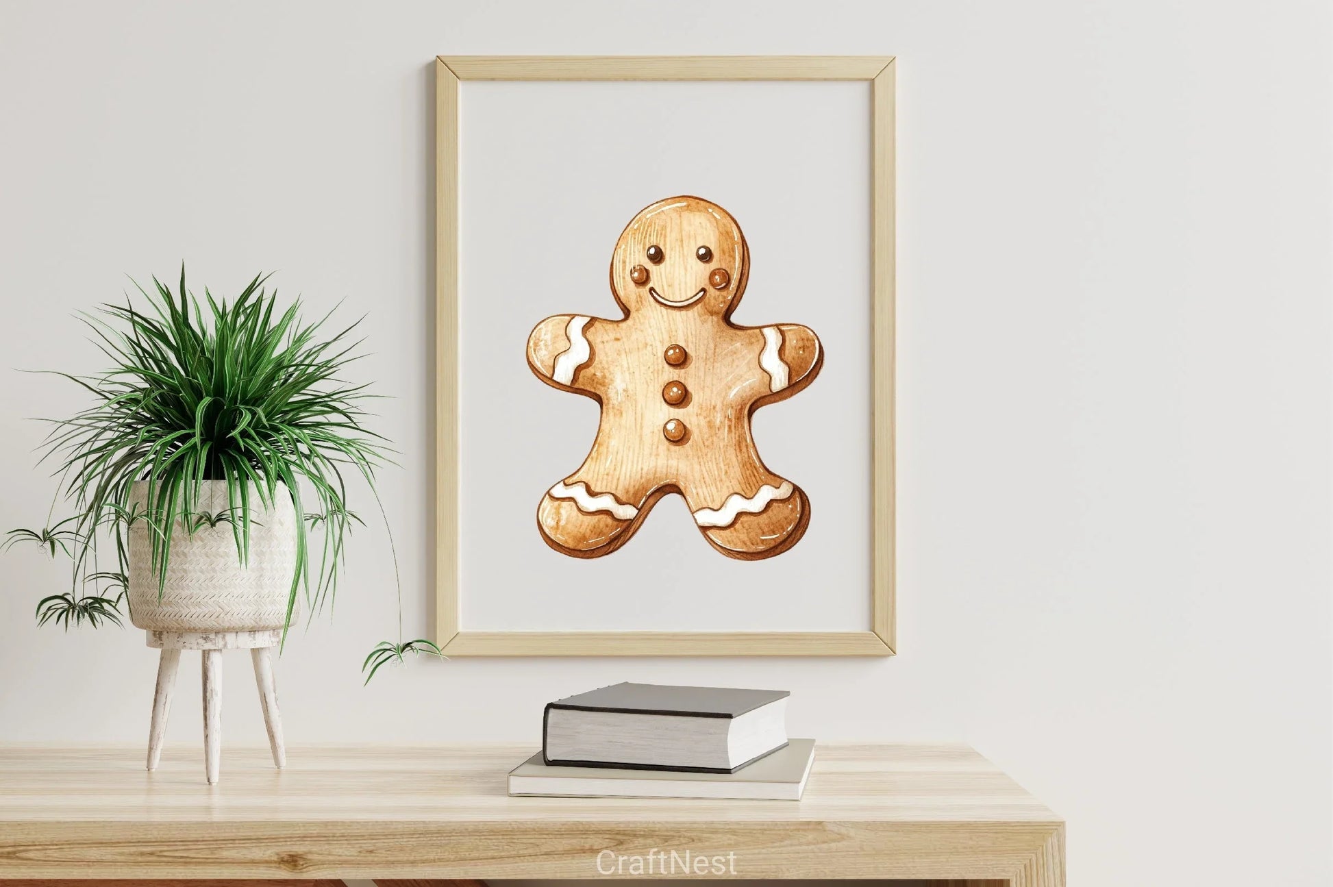 Wooden Christmas Clipart Bundle - CraftNest - Digital Crafting and Art