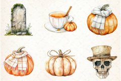 Neutral Halloween Clipart Bundle 6 - CraftNest - Digital Crafting and Art