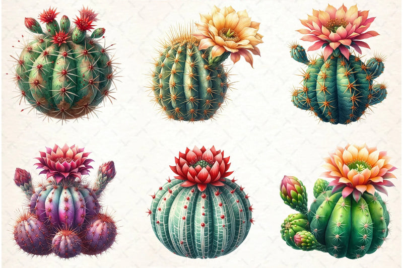 Cactus Clipart Bundle 4 - CraftNest - Digital Crafting and Art