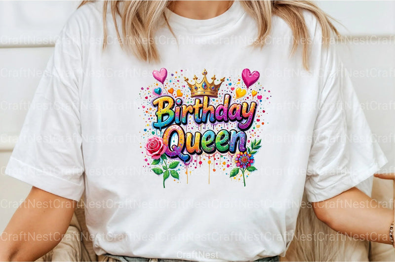 Birthday Queen Clipart Bundle 1 - CraftNest - Digital Crafting and Art