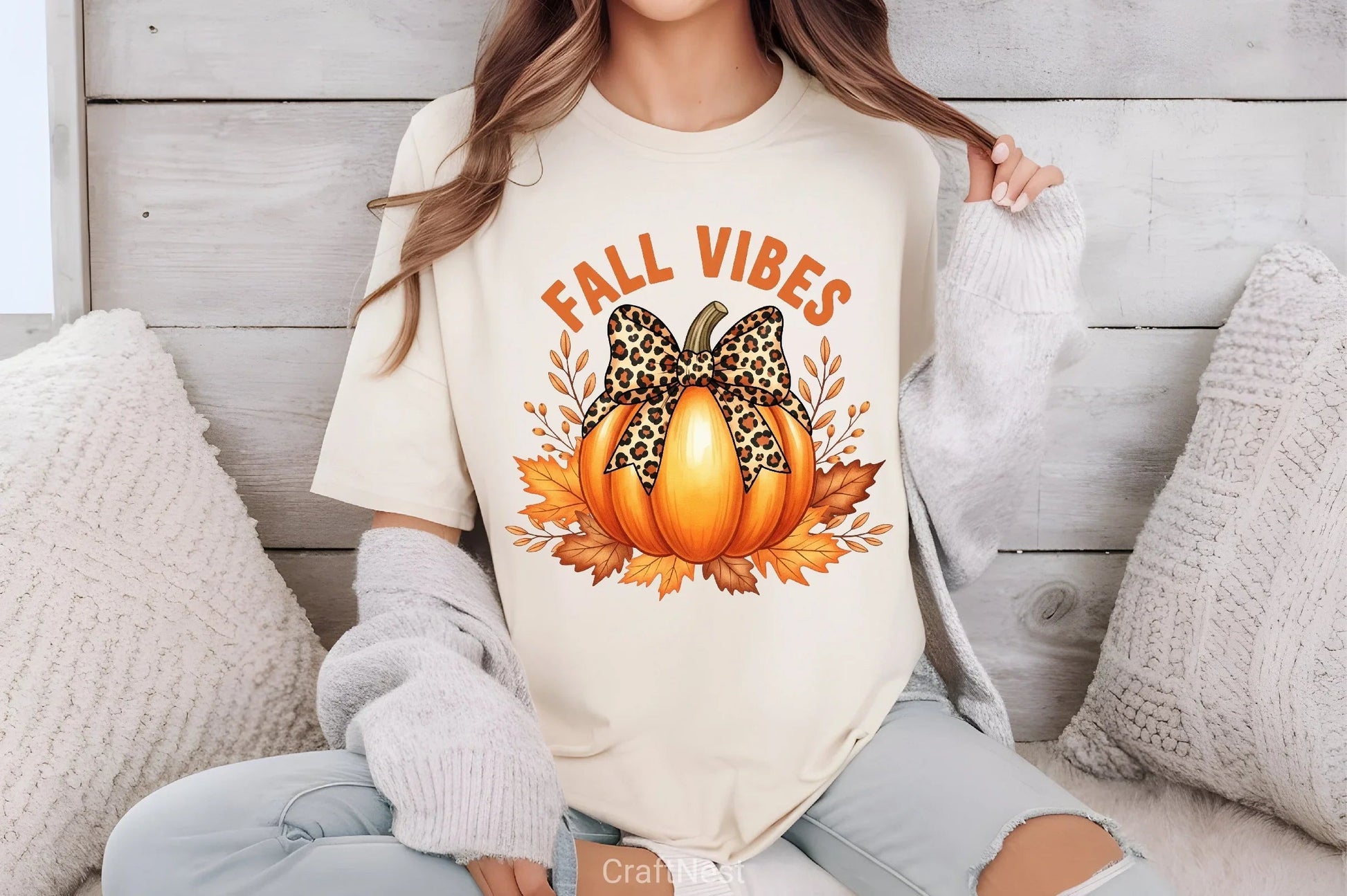 Fall Vibes Halloween Pumpkin Clipart Bundle - CraftNest - Digital Crafting and Art