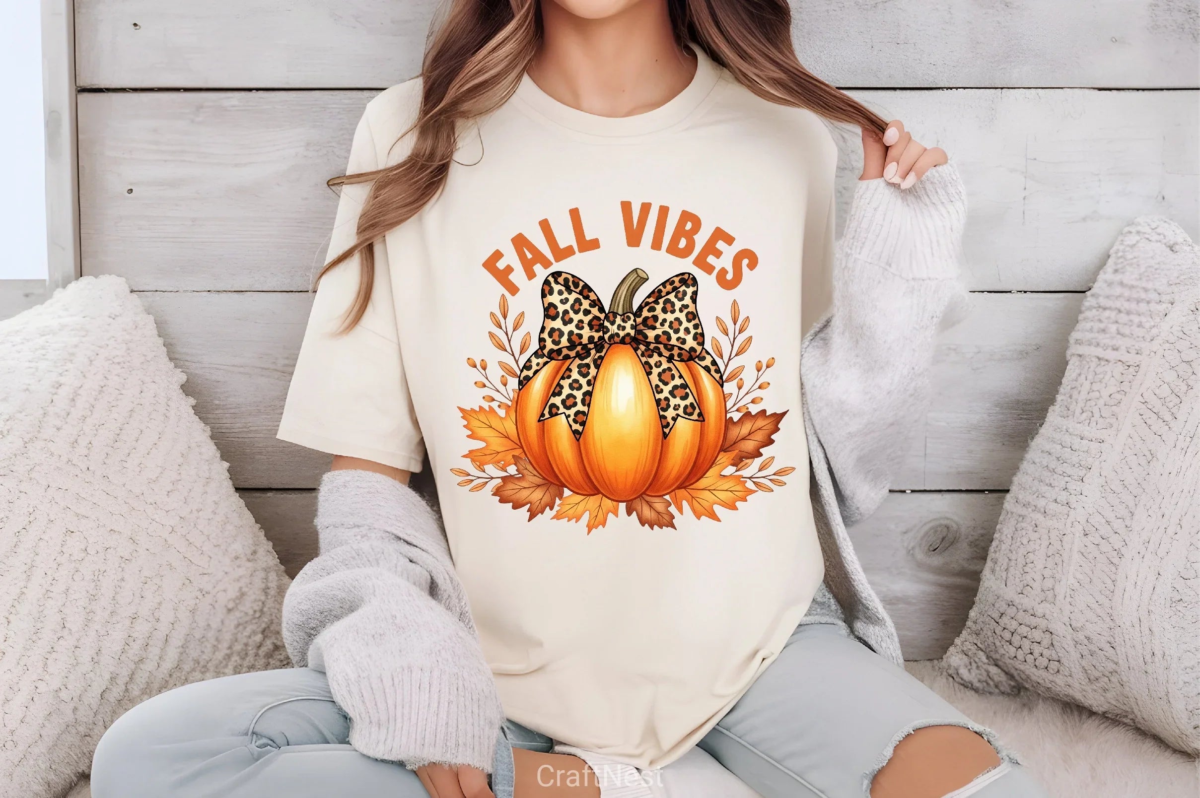 Fall Vibes Halloween Pumpkin Clipart Bundle - CraftNest - Digital Crafting and Art