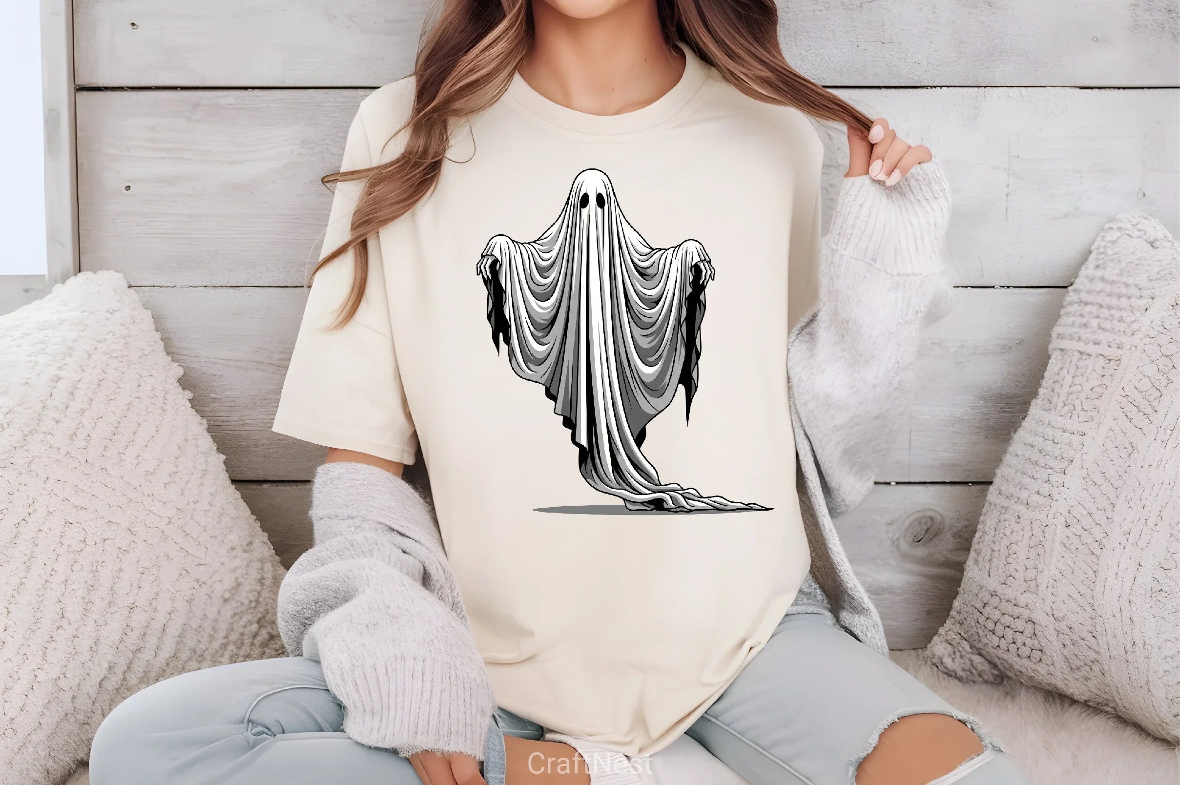 Halloween Ghost Clipart Bundle 14 - CraftNest - Digital Crafting and Art