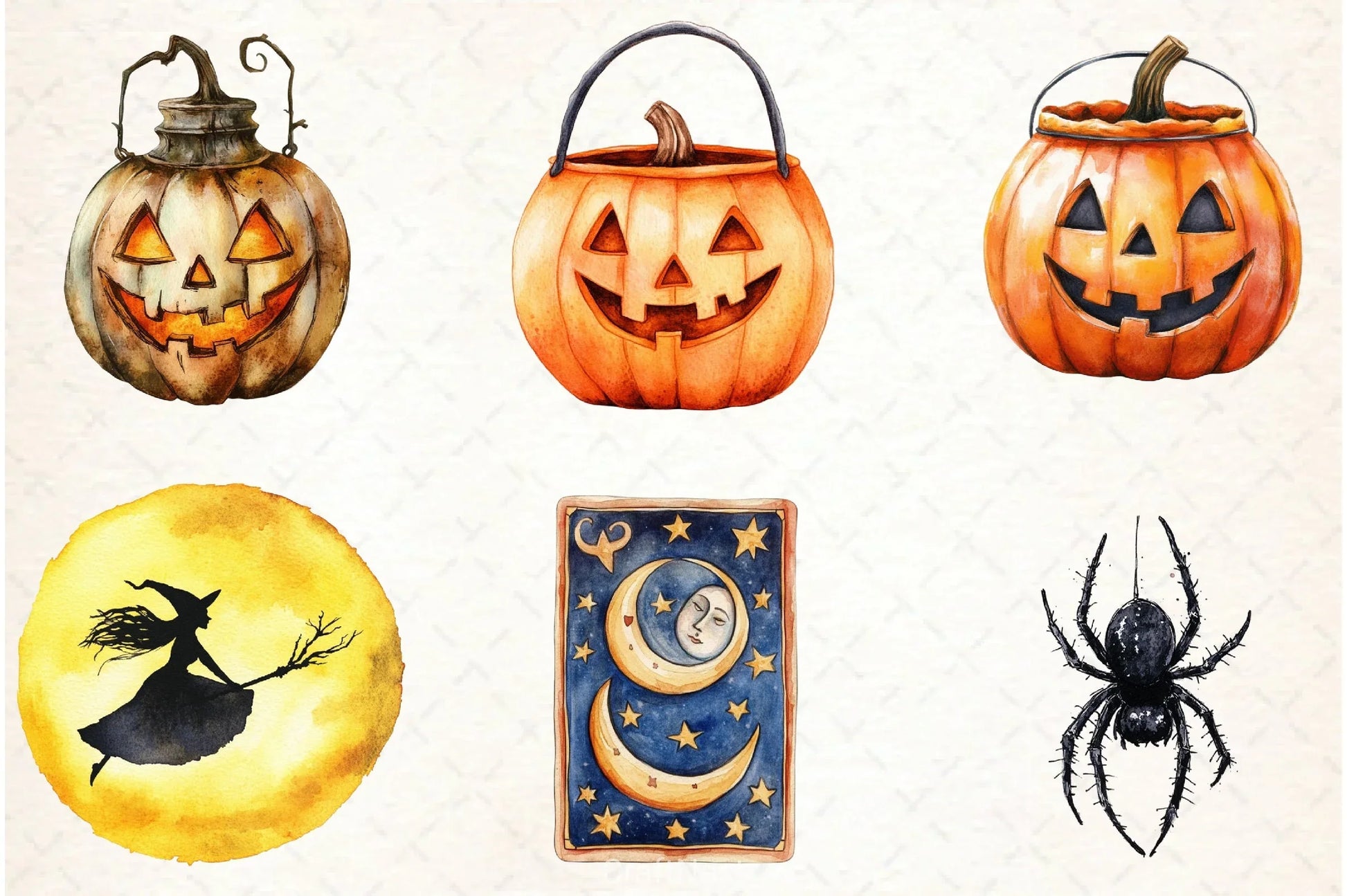 Vintage Halloween Clipart Bundle 15 - CraftNest - Digital Crafting and Art