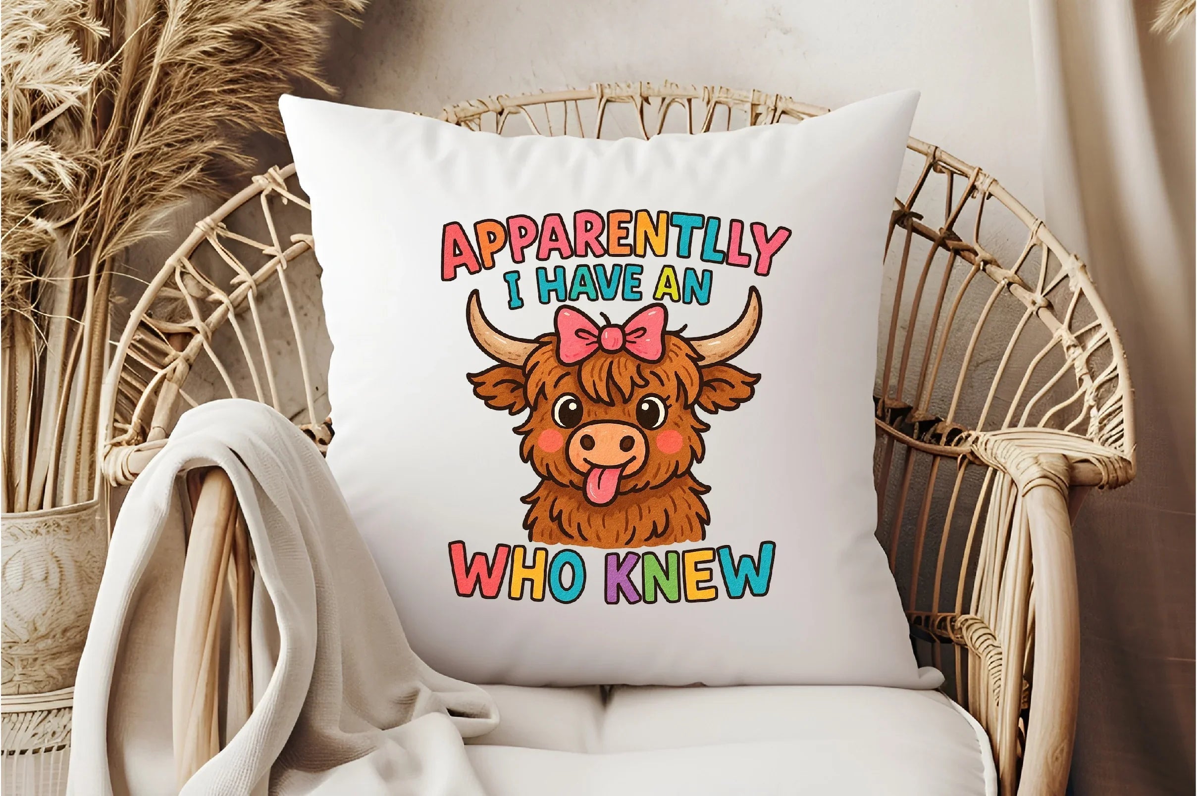 Funny Highland Cow Sarcastic Clipart Bundle - CraftNest - Digital Crafting and Art