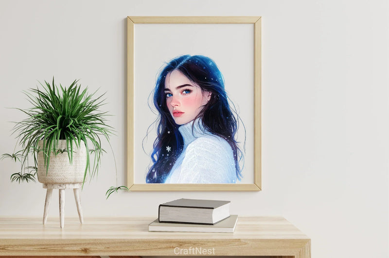 Cozy White Christmas Clipart Bundle - CraftNest - Digital Crafting and Art