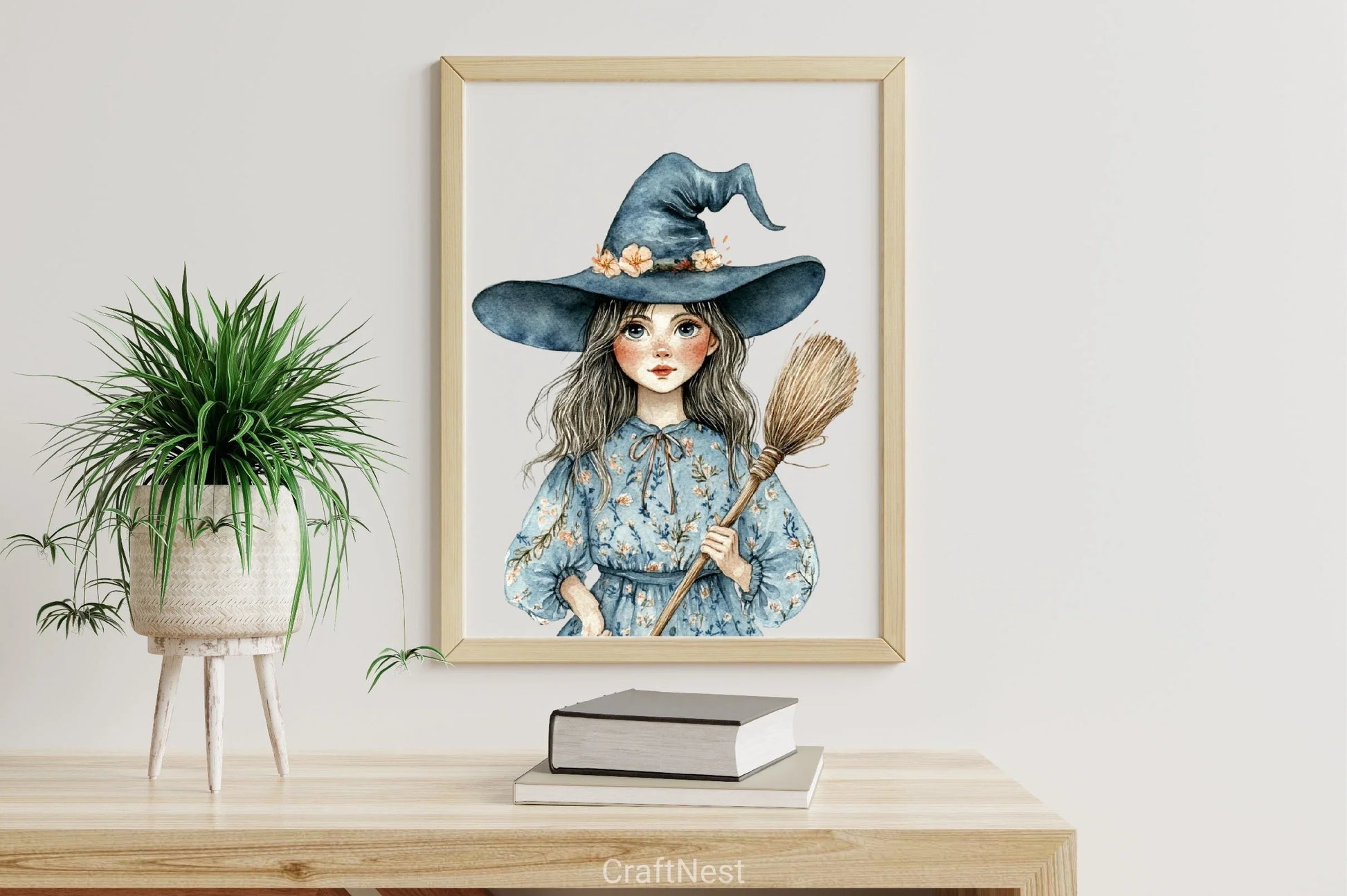 Toile Witch Clipart Bundle - CraftNest - Digital Crafting and Art