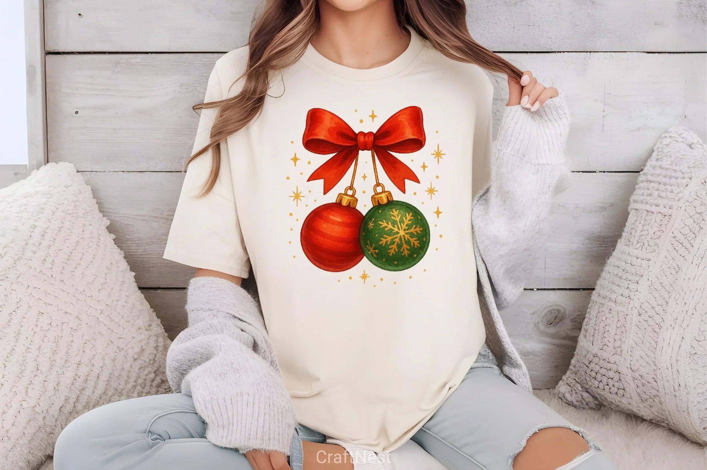 Vintage Christmas Cherries Clipart Bundle - CraftNest - Digital Crafting and Art