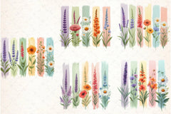 Brushstroke Christian Flower Clipart Bundle 2 - CraftNest - Digital Crafting and Art