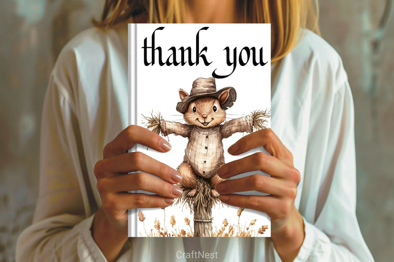 Fall Squirrels Clipart Bundle - CraftNest - Digital Crafting and Art